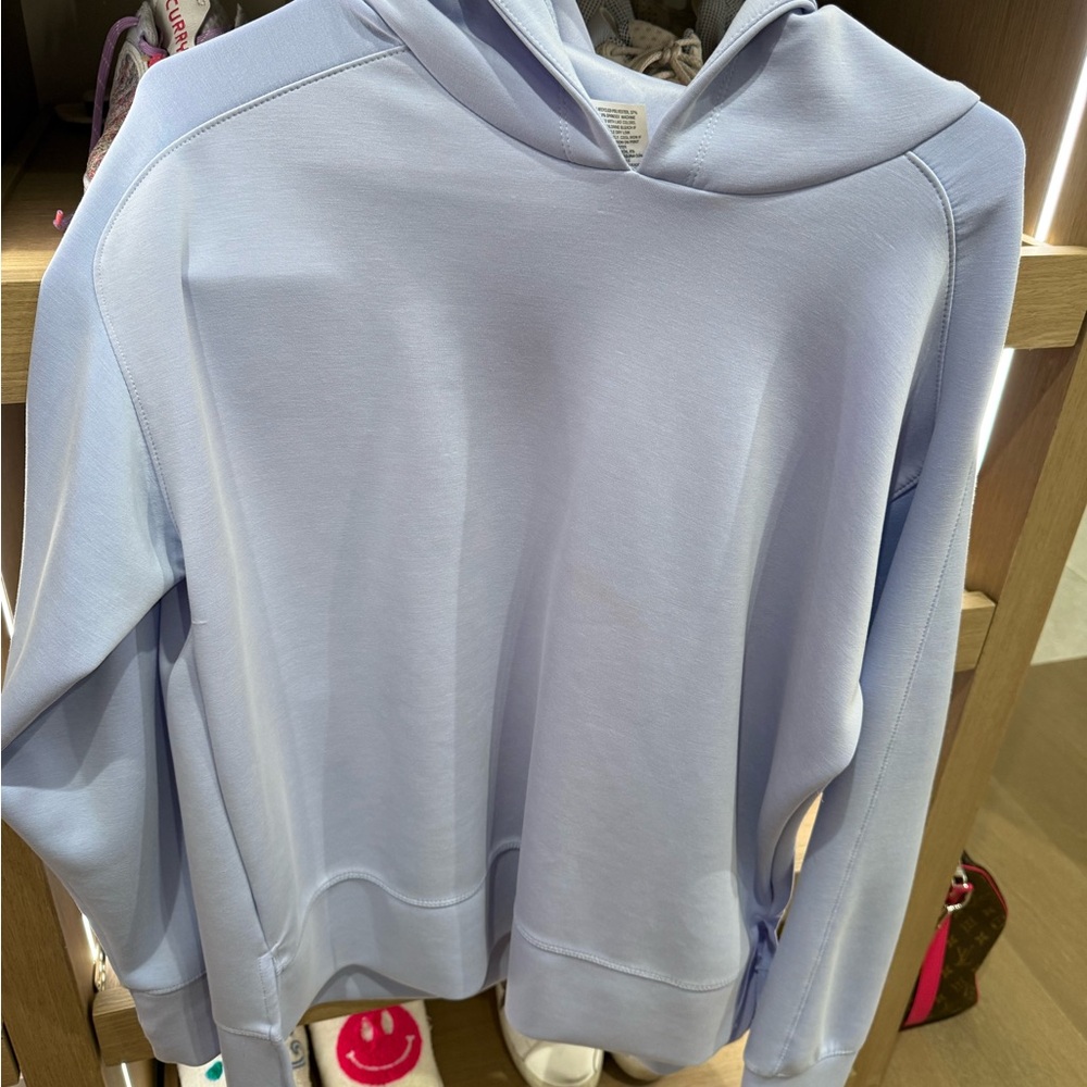 Women's Light Blue Hoodie Sweater